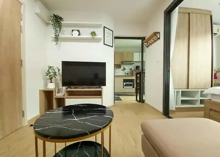 Highly Rated Sukhumvit 5Min Bts Onnut Fully Equipped * 曼谷
