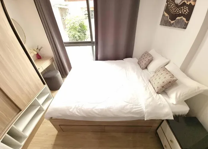 公寓 Highly Rated Sukhumvit 5Min Bts Onnut Fully Equipped